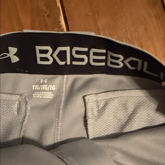 Under Armour Kids Gray Sweatpants - Picture 3 of 4